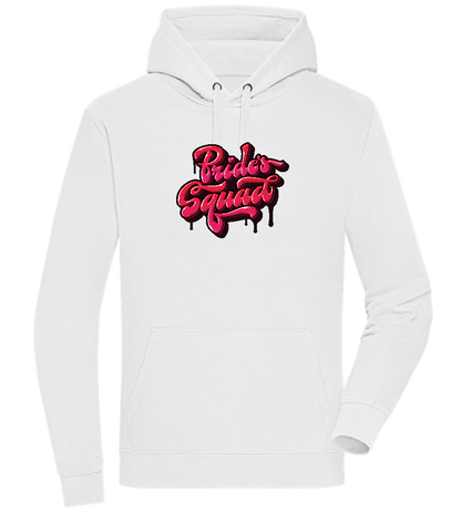 The Bride's Squad Design - Premium unisex hoodie_WHITE_front