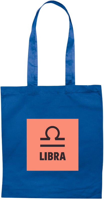 Zodiac Libra Design - Essential colored event tote bag_ROYAL BLUE_front