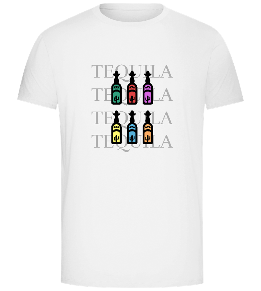 Tequila Text Design - Comfort Unisex T-Shirt_WHITE_front