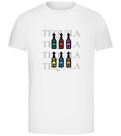 Tequila Text Design - Comfort Unisex T-Shirt_WHITE_front