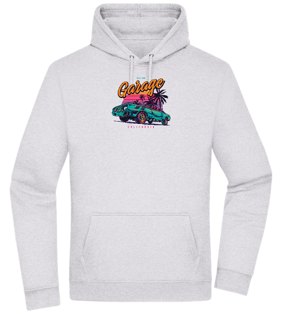 Car Garage Design - Premium Essential Unisex Hoodie_ORION GREY II_front