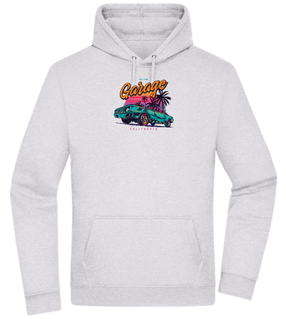 Car Garage Design - Premium Essential Unisex Hoodie_ORION GREY II_front