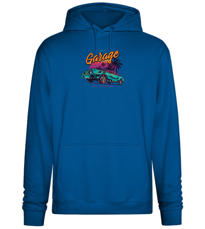 Car Garage Design - Premium Essential Unisex Hoodie_ROYAL_front