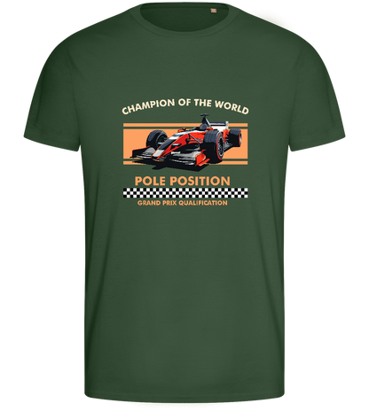 Champion of the World Design - Basic men's fitted t-shirt_GREEN BOTTLE_front