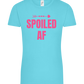 Spoiled AF Arrow Design - Comfort women's t-shirt_HAWAIIAN OCEAN_front