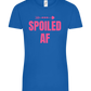 Spoiled AF Arrow Design - Comfort women's t-shirt_ROYAL_front