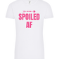 Spoiled AF Arrow Design - Comfort women's t-shirt_WHITE_front