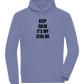 Keep Calm It's My Stag Do Design - Comfort unisex hoodie_BLUE_front