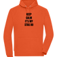 Keep Calm It's My Stag Do Design - Comfort unisex hoodie_BURNT ORANGE_front