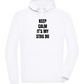 Keep Calm It's My Stag Do Design - Comfort unisex hoodie_WHITE_front