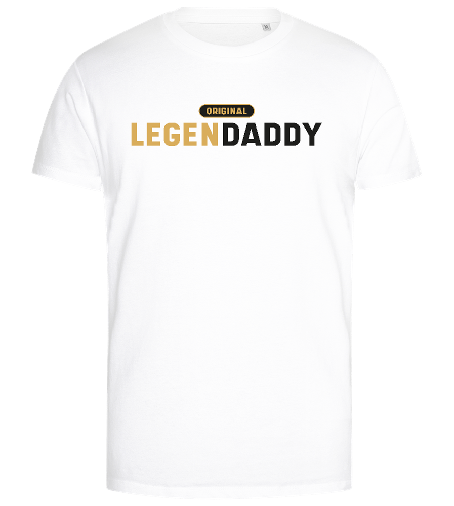 Original Legendaddy Design - Premium men's close fitting t-shirt_WHITE_front