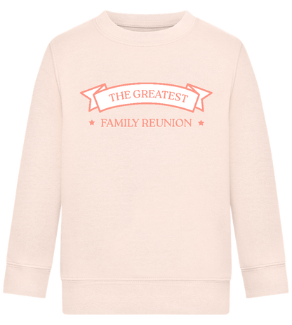 Greatest Family Reunion Design - Comfort Kids Sweater_LIGHT PEACH ROSE_front