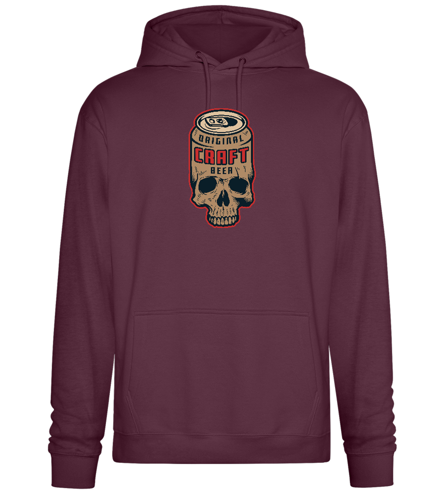 Craft Beer Design - Premium Essential Unisex Hoodie_BORDEAUX_front