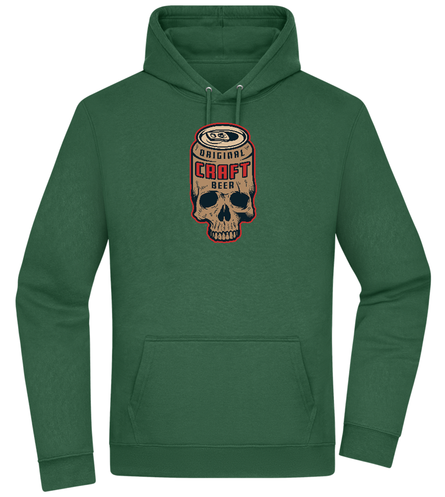 Craft Beer Design - Premium Essential Unisex Hoodie_GREEN BOTTLE_front