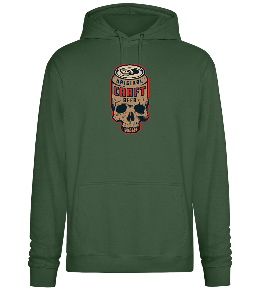 Craft Beer Design - Premium Essential Unisex Hoodie_GREEN BOTTLE_front