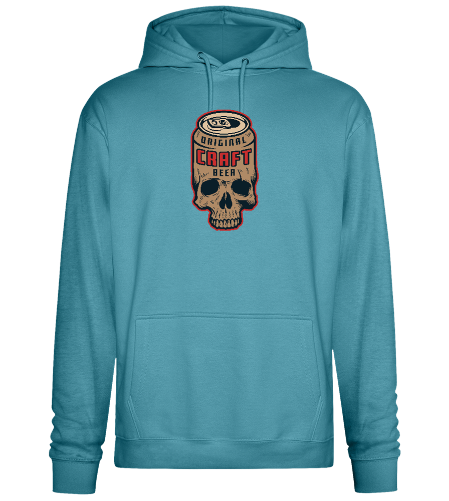 Craft Beer Design - Premium Essential Unisex Hoodie_POOL BLUE_front