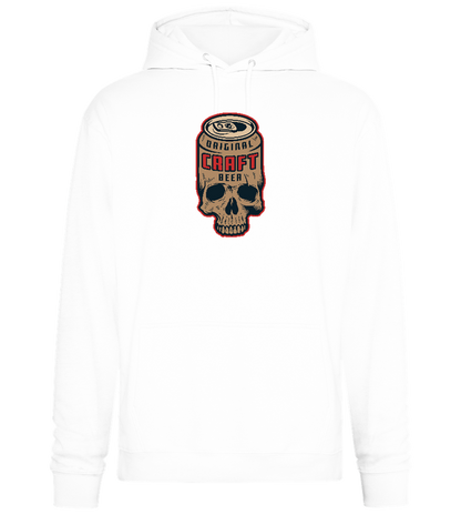 Craft Beer Design - Premium Essential Unisex Hoodie_WHITE_front