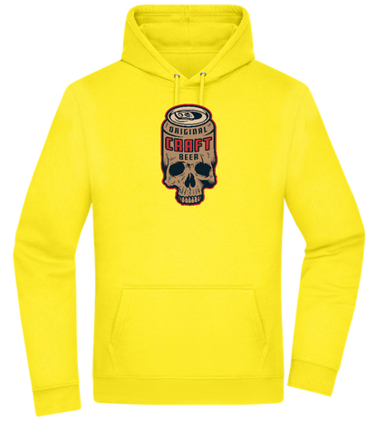 Craft Beer Design - Premium Essential Unisex Hoodie_YELLOW_front