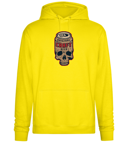 Craft Beer Design - Premium Essential Unisex Hoodie_YELLOW_front