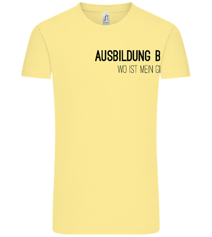 Ausbildung Beendet Design - Comfort Unisex T-Shirt_AMARELO CLARO_front