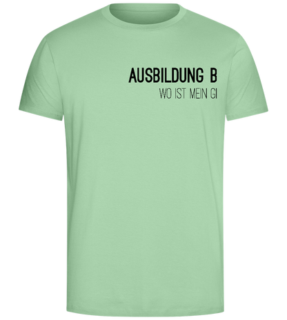 Ausbildung Beendet Design - Comfort Unisex T-Shirt_ICE GREEN_front