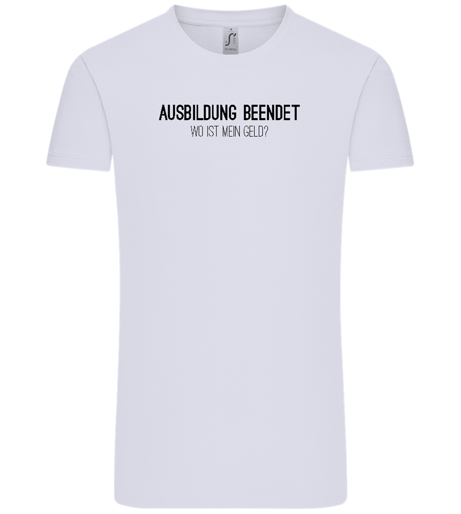 Ausbildung Beendet Design - Comfort Unisex T-Shirt_LILAK_front