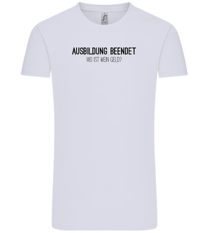 Ausbildung Beendet Design - Comfort Unisex T-Shirt_LILAK_front