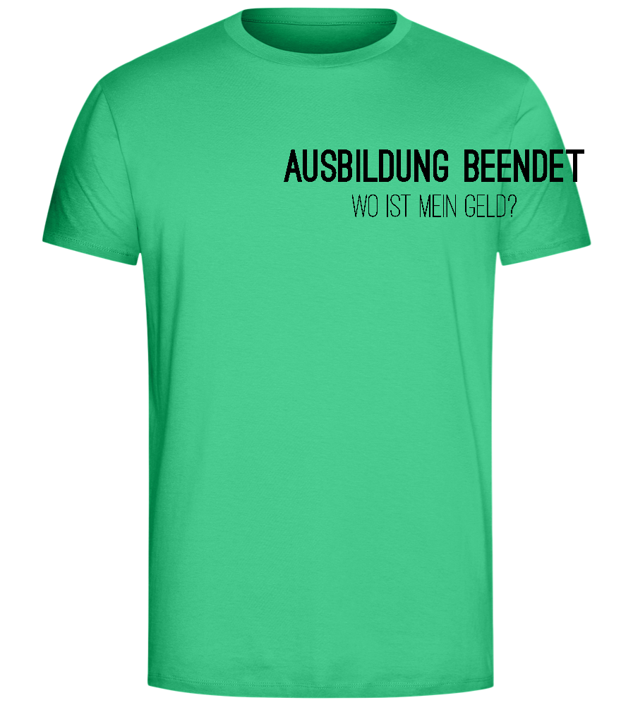 Ausbildung Beendet Design - Comfort Unisex T-Shirt_SPRING GREEN_front