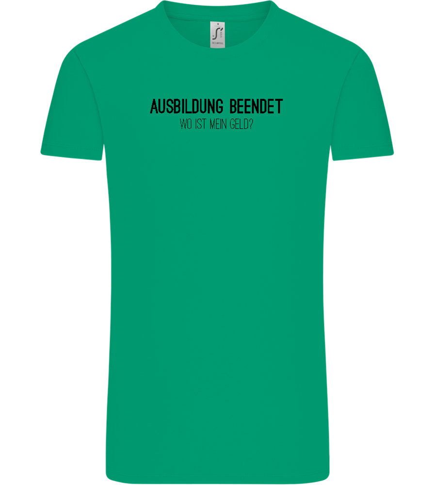 Ausbildung Beendet Design - Comfort Unisex T-Shirt_SPRING GREEN_front