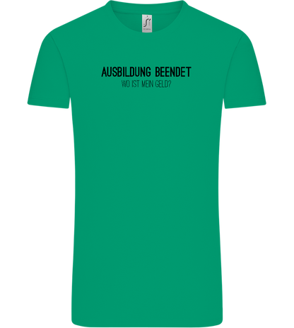 Ausbildung Beendet Design - Comfort Unisex T-Shirt_SPRING GREEN_front