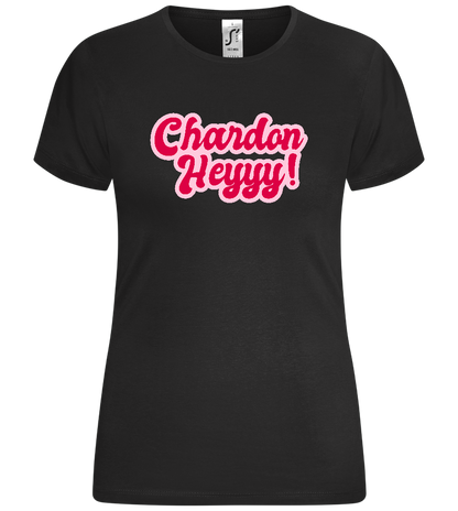 Chardonheyyy Design - Comfort women's t-shirt_DEEP BLACK_front