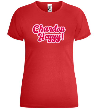 Chardonheyyy Design - Comfort women's t-shirt_RED_front