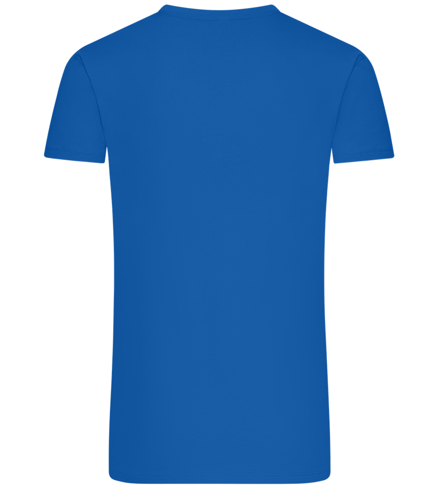 Confused Design - Comfort Unisex T-Shirt_ROYAL_back