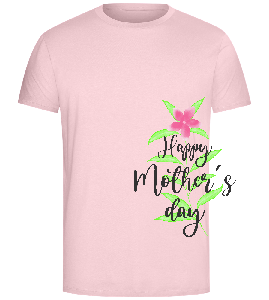 Happy Mother's Day Flower Design - Comfort Unisex T-Shirt_CANDY PINK_front