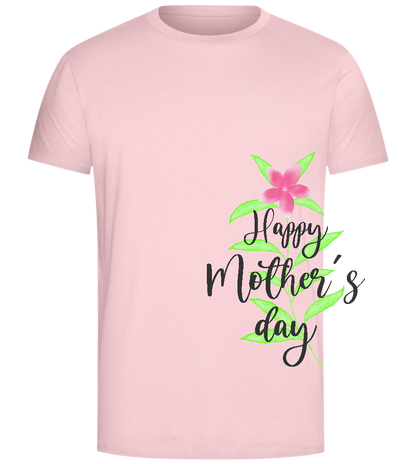 Happy Mother's Day Flower Design - Comfort Unisex T-Shirt_CANDY PINK_front