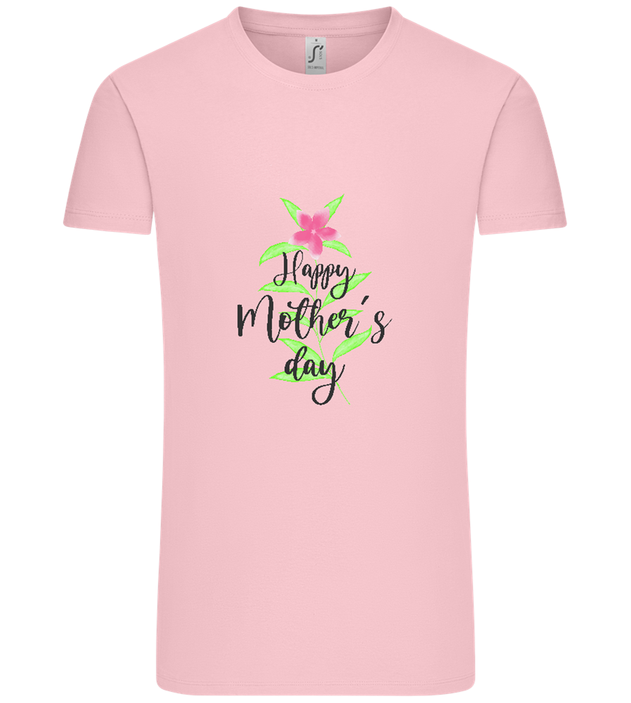 Happy Mother's Day Flower Design - Comfort Unisex T-Shirt_CANDY PINK_front