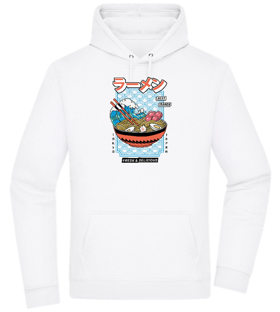 Best Ramen Design - Premium Essential Unisex Hoodie_WHITE_front