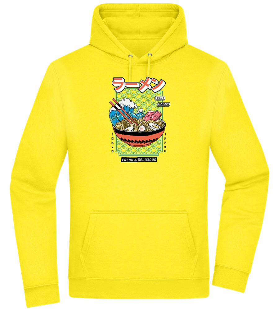 Best Ramen Design - Premium Essential Unisex Hoodie_YELLOW_front