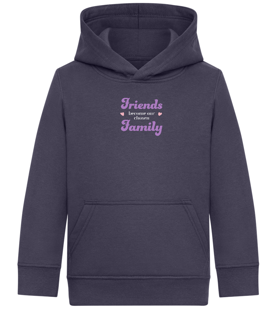 Chosen Family Design - Comfort Kids Hoodie_FRENCH NAVY_front