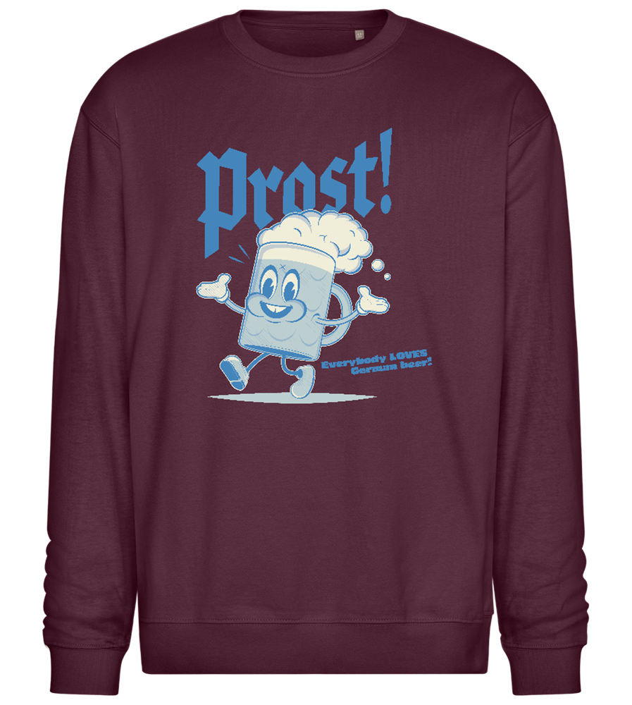 Prost Beer Design - Comfort Essential Unisex Sweater_BORDEAUX_front