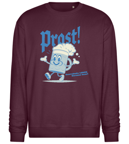 Prost Beer Design - Comfort Essential Unisex Sweater_BORDEAUX_front