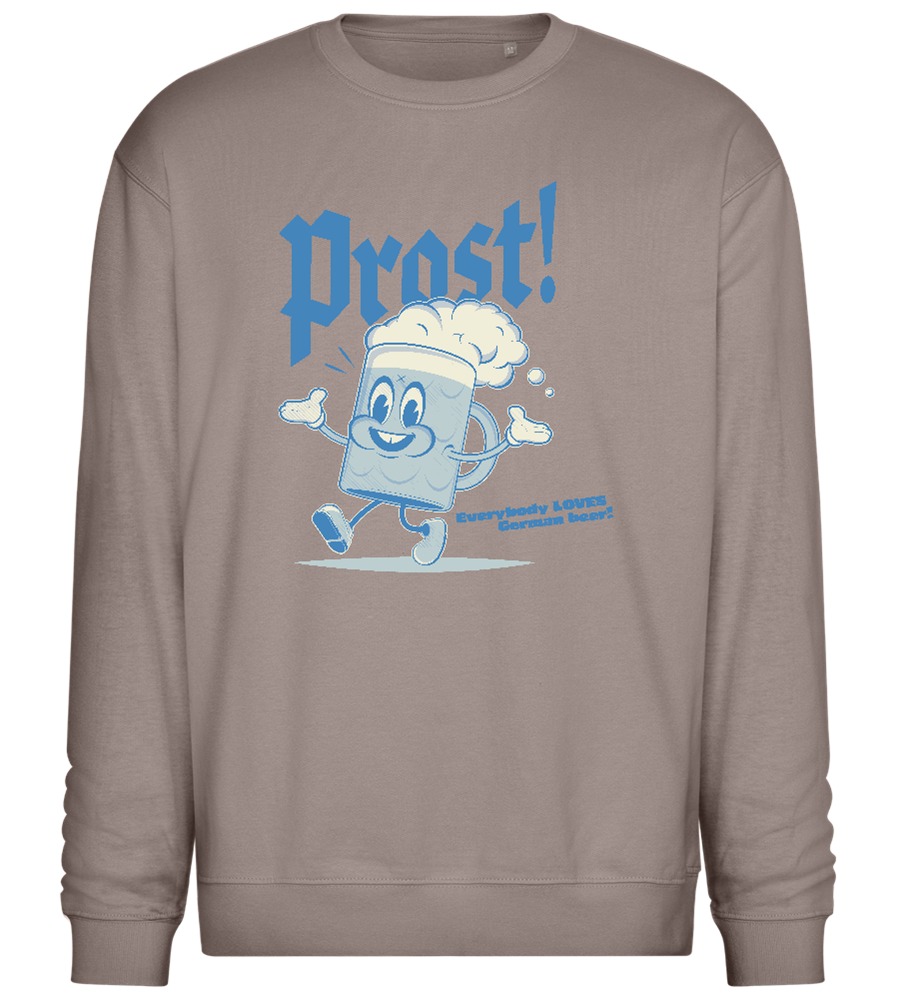 Prost Beer Design - Comfort Essential Unisex Sweater_CHARCOAL CHIN_front