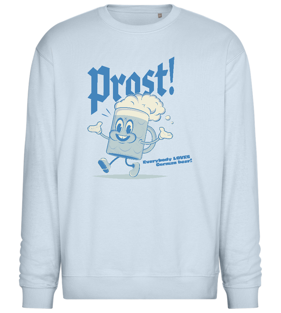 Prost Beer Design - Comfort Essential Unisex Sweater_CREAMY BLUE_front