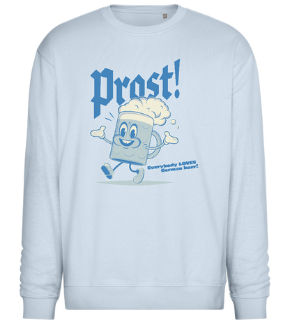 Prost Beer Design - Comfort Essential Unisex Sweater_CREAMY BLUE_front