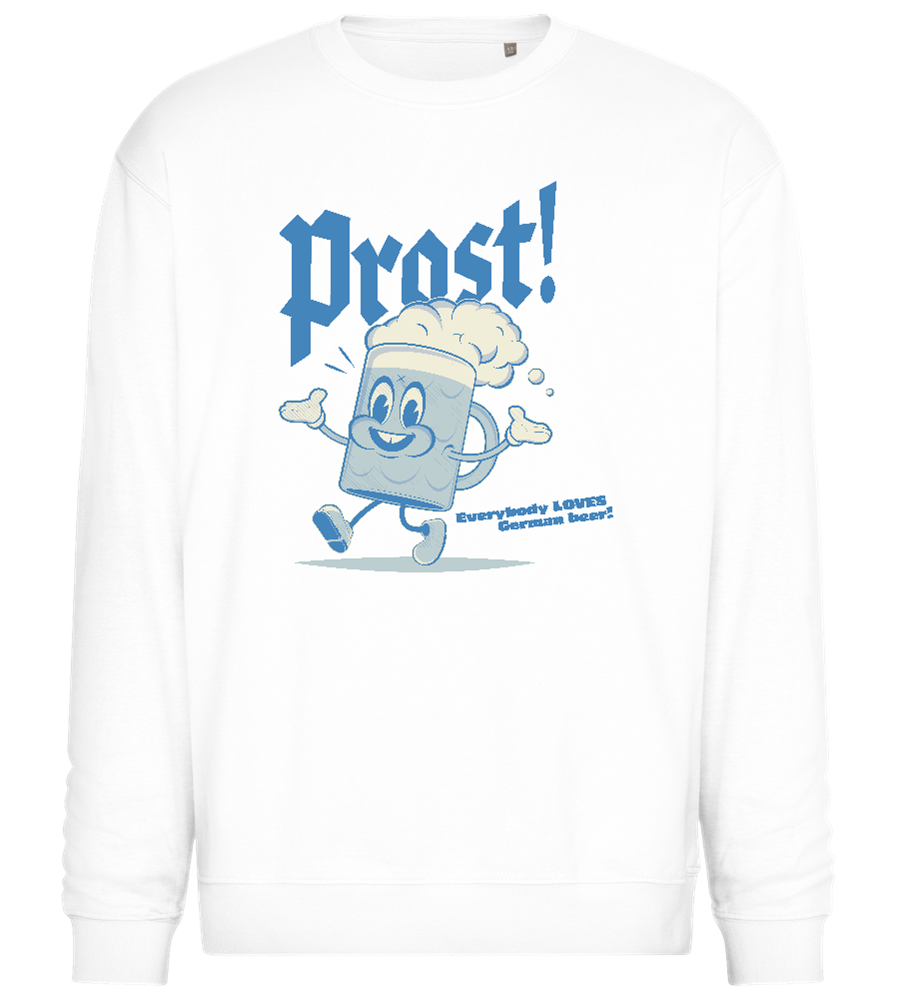 Prost Beer Design - Comfort Essential Unisex Sweater_WHITE_front