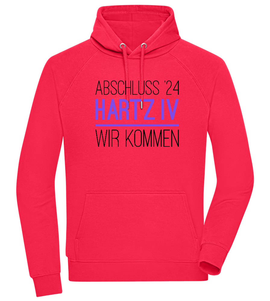 Abschluss '24 Hartz IV Design - Comfort unisex hoodie_RED_front