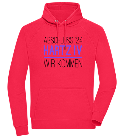 Abschluss '24 Hartz IV Design - Comfort unisex hoodie_RED_front