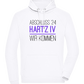 Abschluss '24 Hartz IV Design - Comfort unisex hoodie_WHITE_front