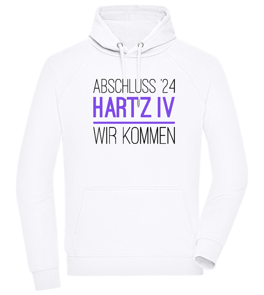 Abschluss '24 Hartz IV Design - Comfort unisex hoodie_WHITE_front