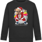 Christmas Dab Design - Comfort Kids Sweater_BLACK_front